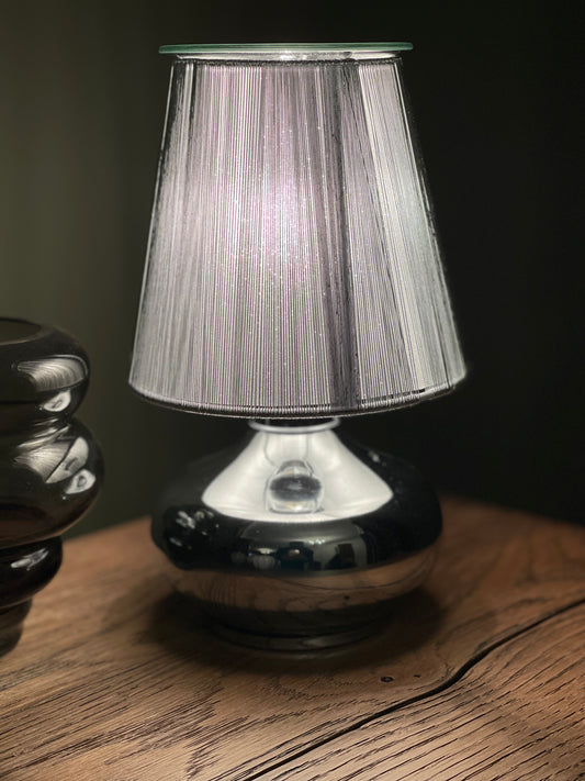 Silver Shade Wax Melt Burner Lamp